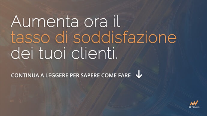 Chatbot-tasso-soddisfazione-cliente Go To Sales strategia commerciale integrata